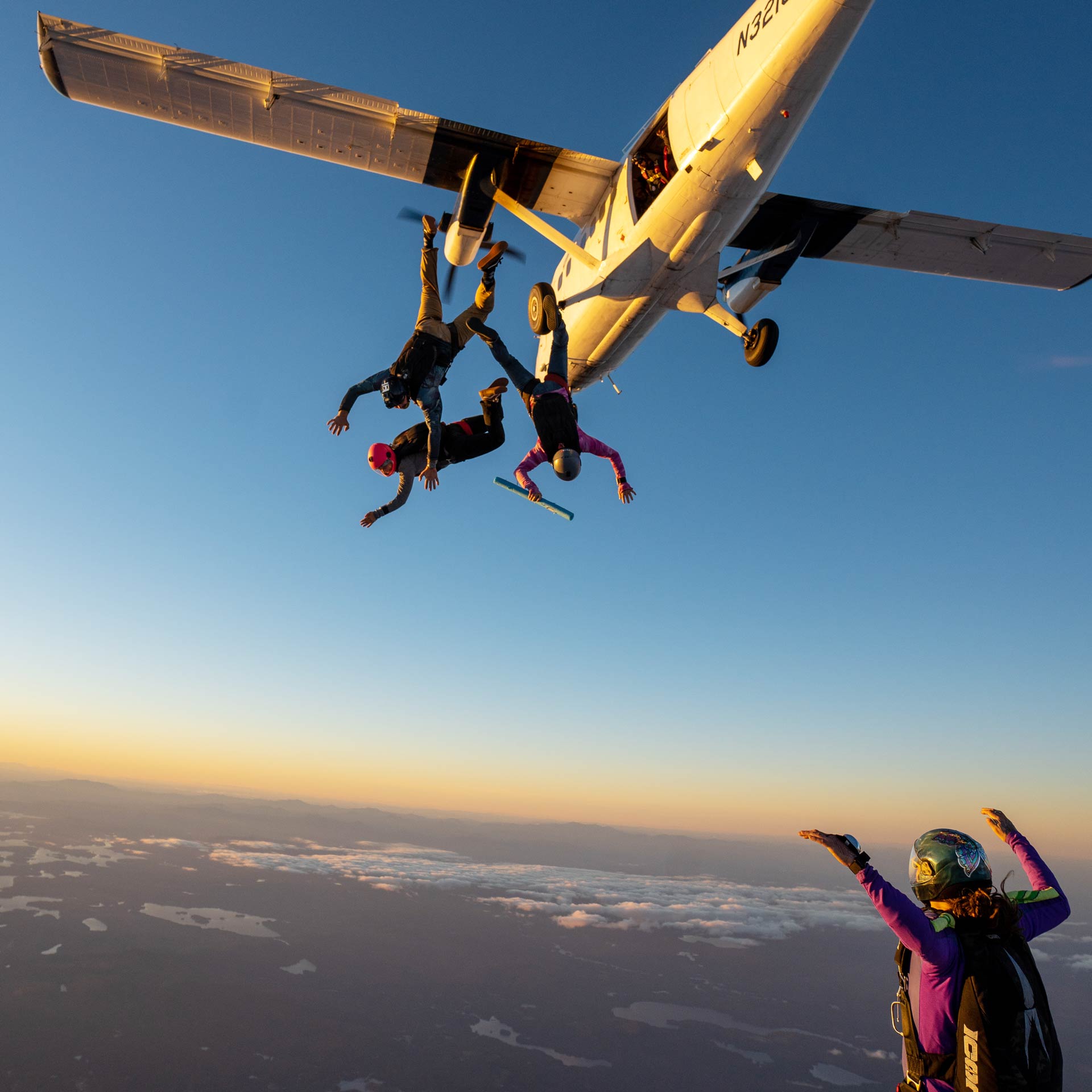 best time of day to skydive