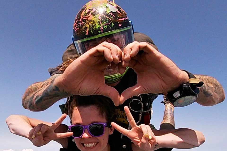 skydiving hand signals