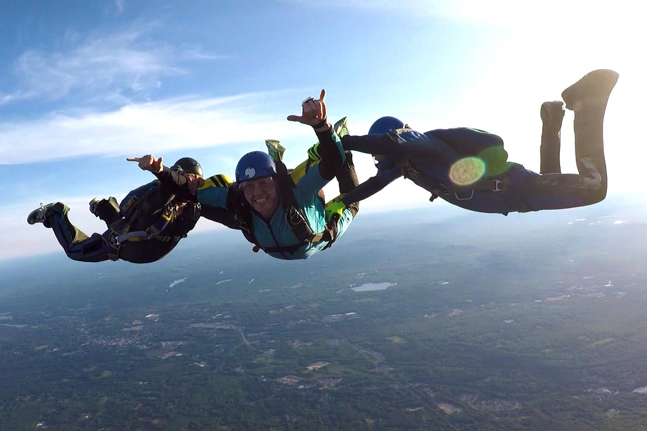 skydive height