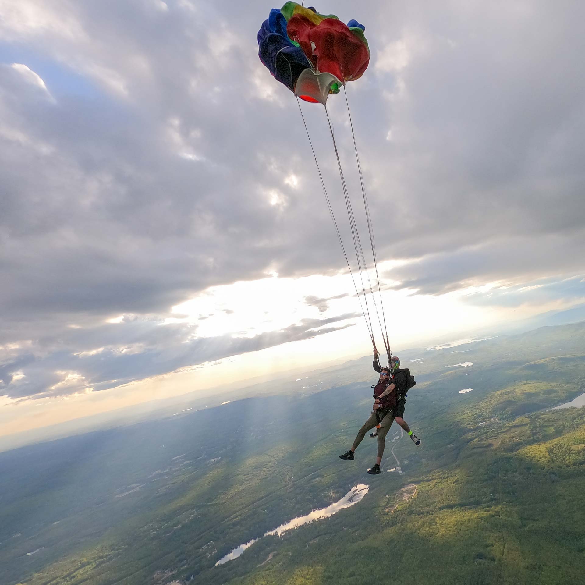 does skydiving feel like a roller coaster drop