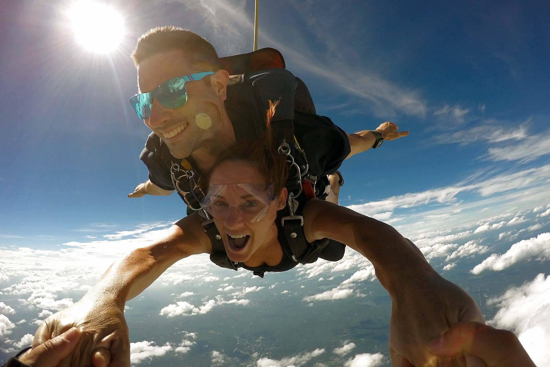 skydiving freefall