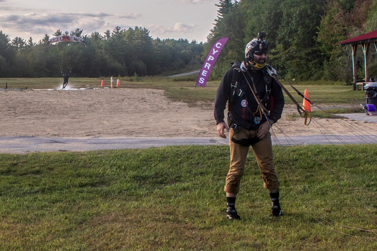 tandem jump landing