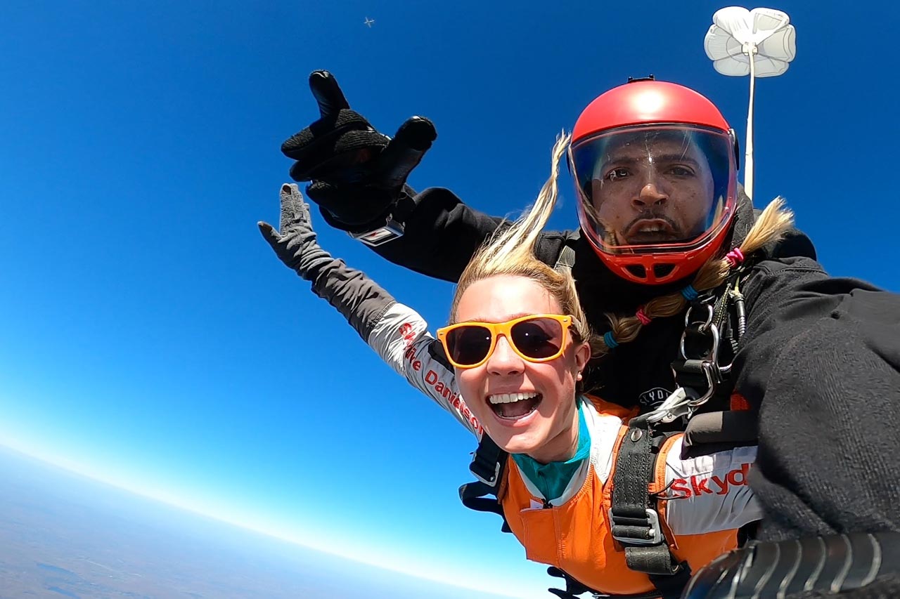 skydiving adrenaline rush