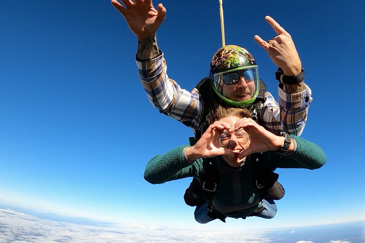 effects of skydiving on the brain