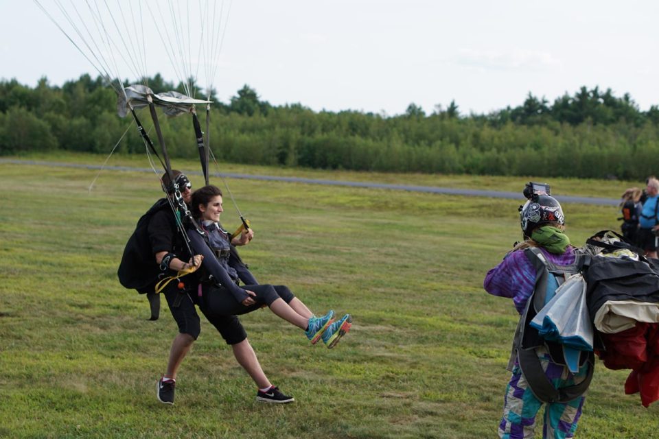 mental benefits of skydiving